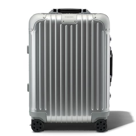 rimowa cabin black luggage.